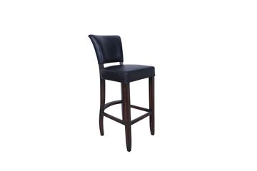 Rustic English barchair - Ebony black.